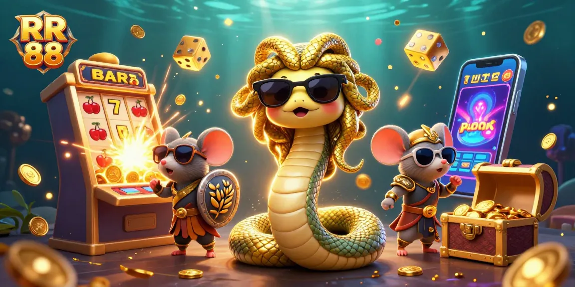 Engage with RR 88's immersive casino experience featuring dynamic games and vibrant characters.