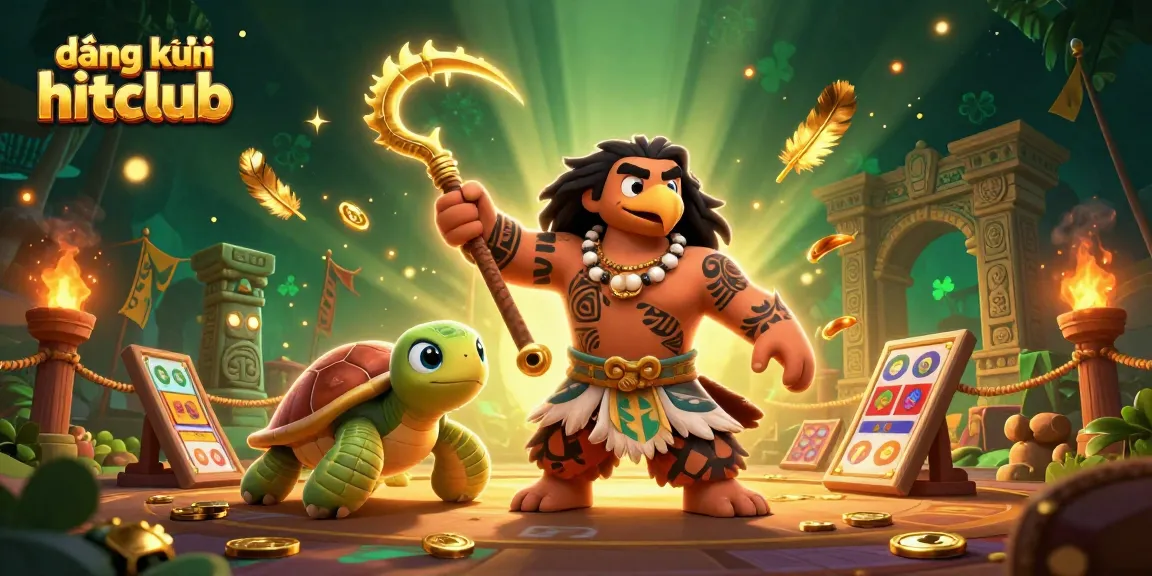 Experience the excitement of đăng ký hitclub with vibrant 3D casino elements and dynamic characters.