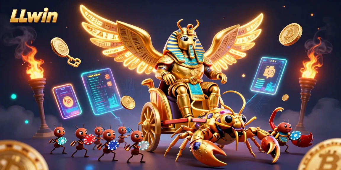 Engage with LLwin's thrilling casino experience featuring vibrant 3D elements and dynamic gaming atmosphere.