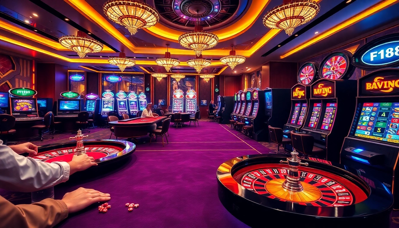 Experience thrilling gambling action at F168 Casino with live gaming, poker tables, and exciting wins.