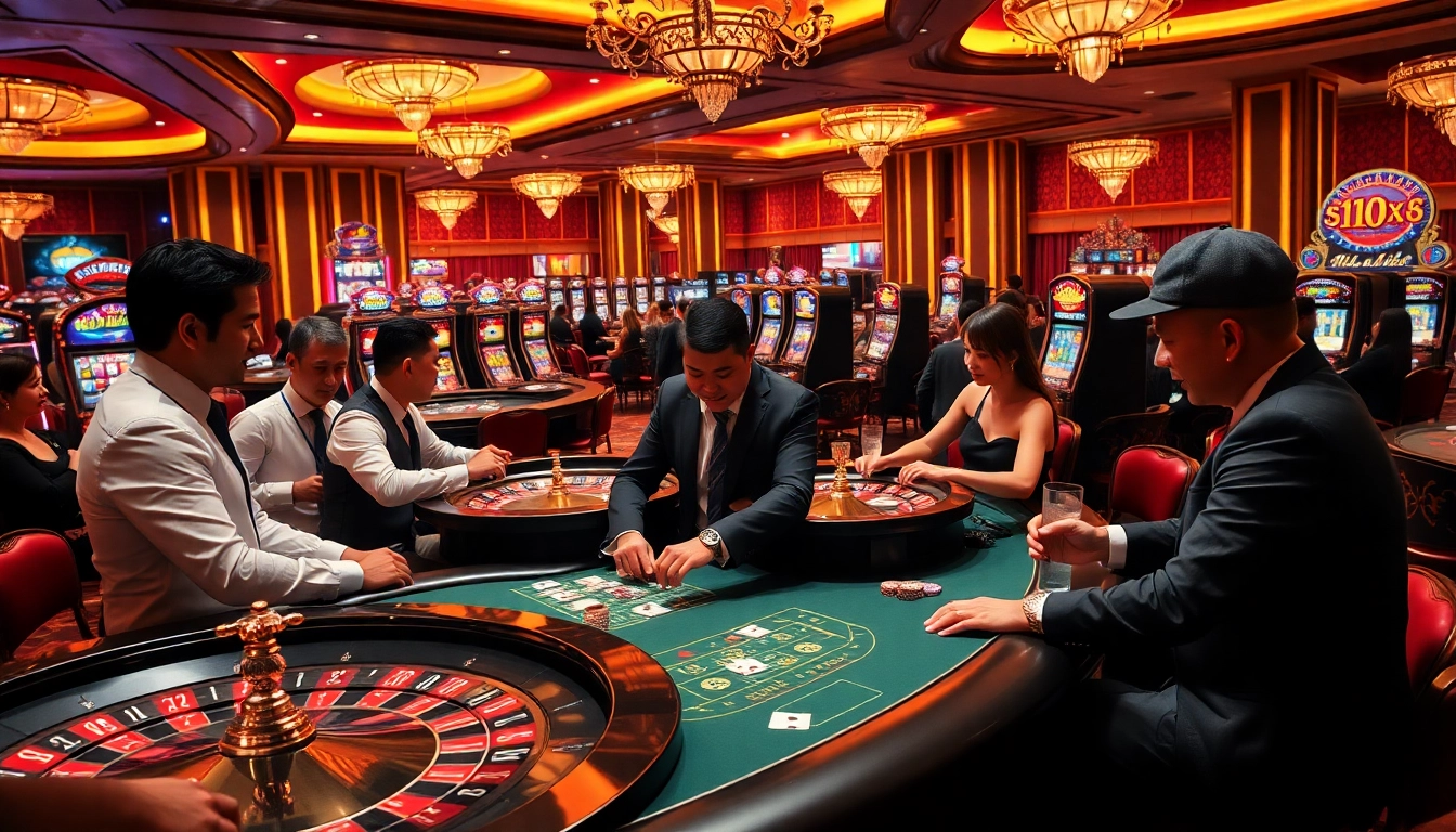 Experience thrilling gameplay at https://8live.date/ with engaged players and vibrant casino elements.