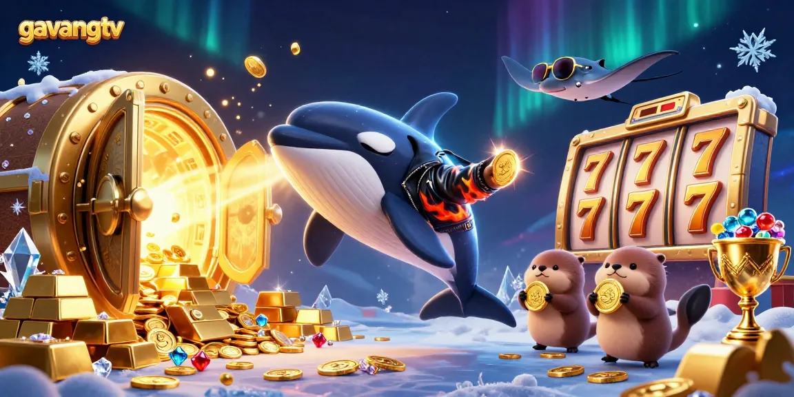 Engage with the vibrant excitement of gavangtv's casino adventure featuring playful sea creatures and dynamic slot games.