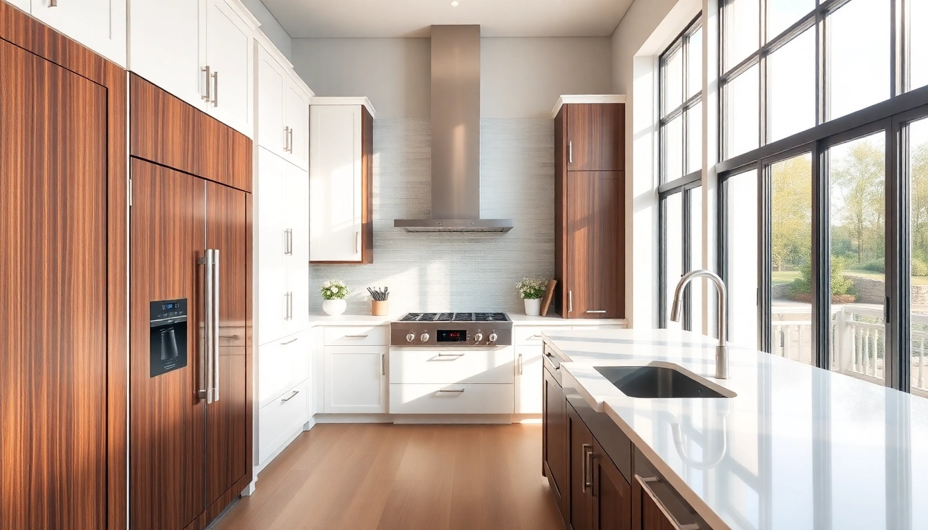 Showcasing beautifully refaced cabinets, highlighting Cabinet Refacing Largo FL in a modern kitchen.