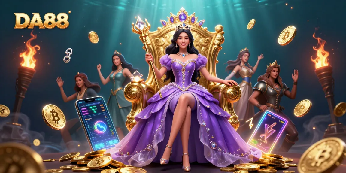 Engage with the DA88 immersive experience featuring vibrant casino elements and crypto innovations.