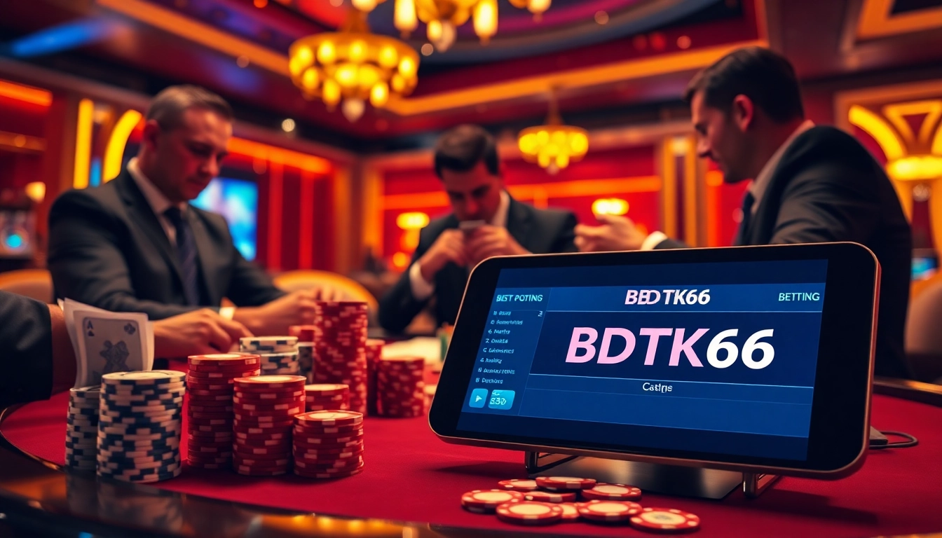 BDTK66 elevates your poker experience with high-stakes gameplay and colorful chips.