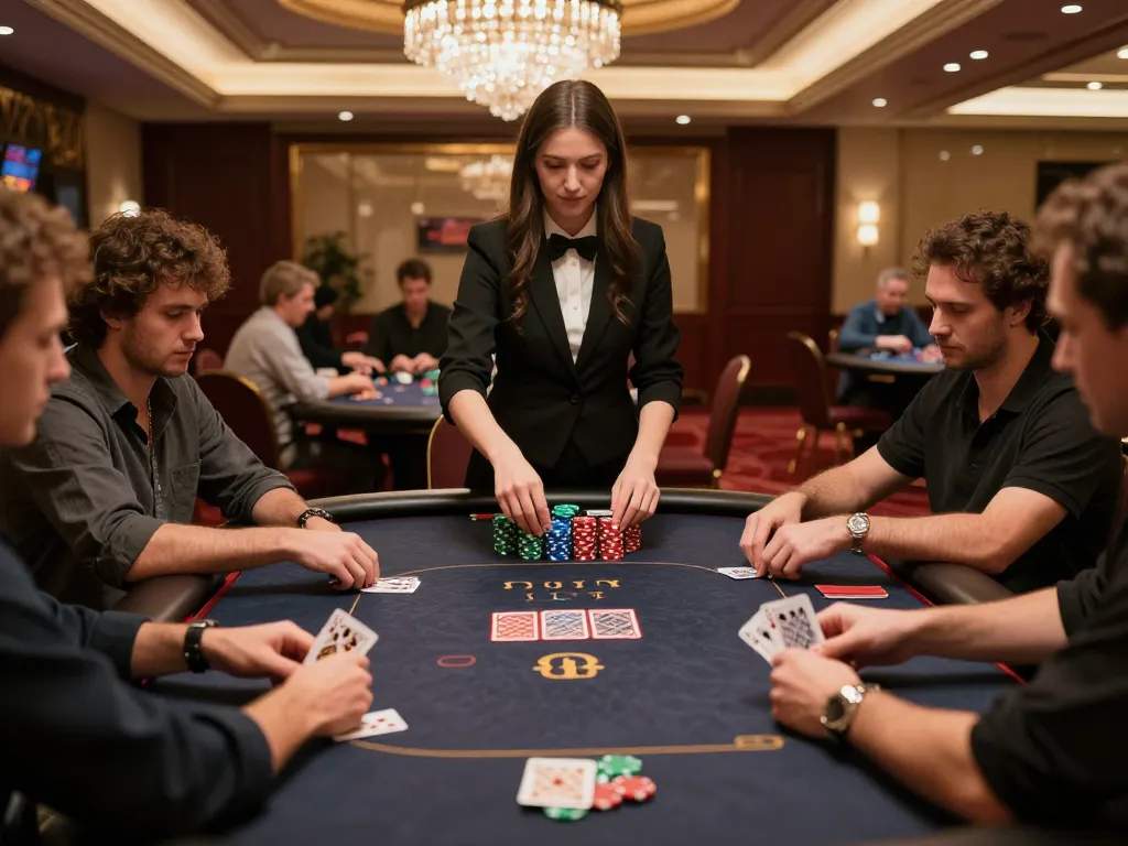 Experience vin88 live poker games with competitive players and luxurious casino ambience