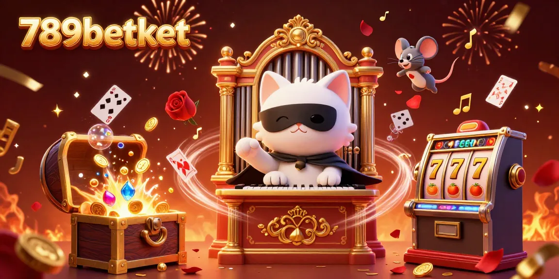 Experience thrilling gaming action at 789betket with vibrant casino elements and dynamic characters.