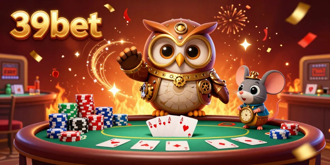 Experience thrilling poker action and adventure at 39bet with a lively casino atmosphere.