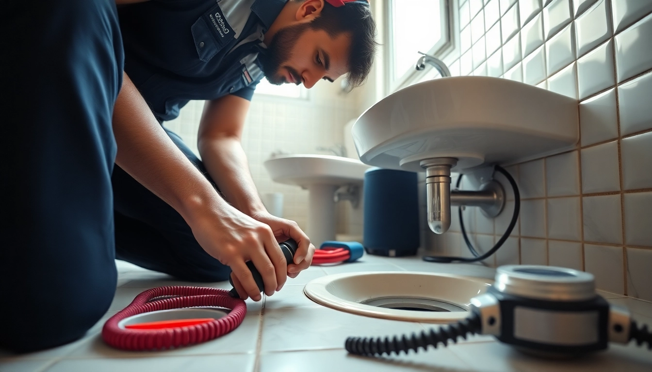 Expert plumber conducting drain cleaning in Toronto, ensuring effective plumbing solutions.