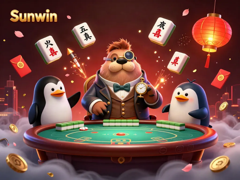 Sunwin players enjoy an immersive underwater poker experience with vibrant elements and captivating characters.