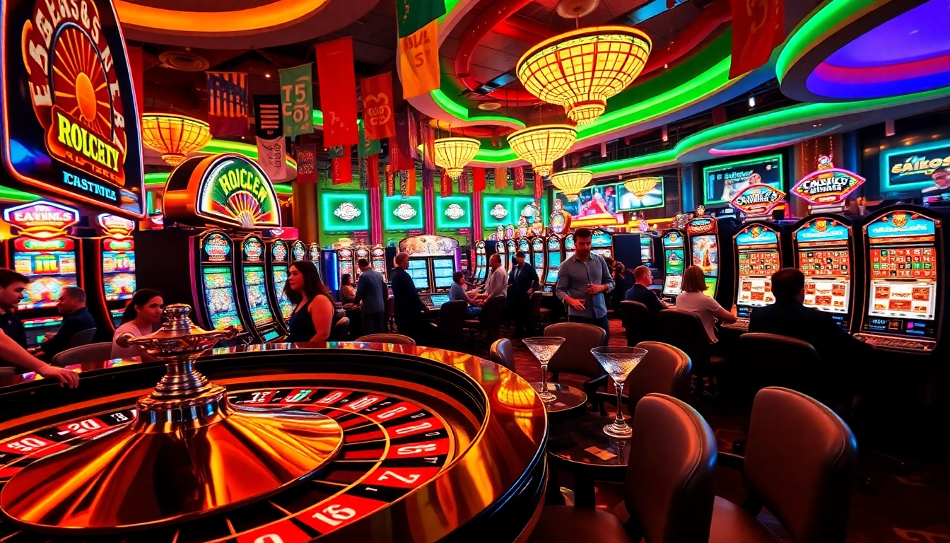 Experience the thrill at Zoccer Casino CA with vibrant gaming machines and an engaging atmosphere.