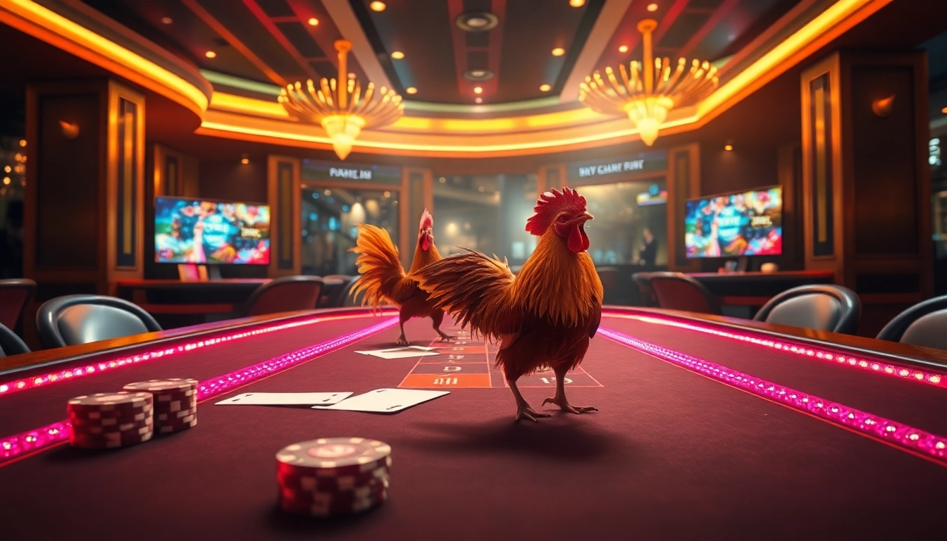 Experience the excitement of bj66 đá gà with immersive visuals and vibrant betting elements that captivate gamers.