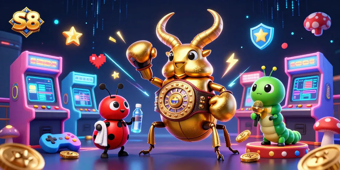 S8 casino offers an exciting experience with vibrant characters in a dynamic gaming atmosphere.