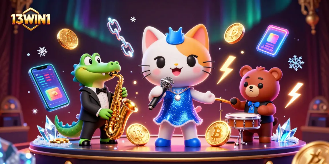Join the excitement at 13WIN1 while enjoying vibrant casino performances and crypto elements!