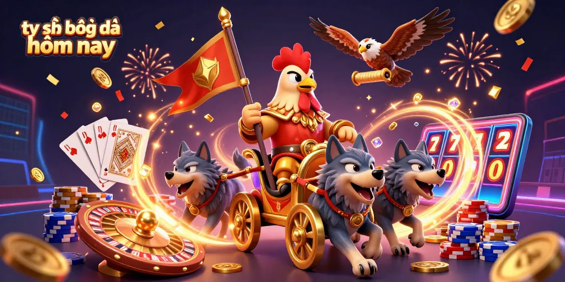 Engage with tỷ số bóng đá hôm nay by exploring dynamic casino-themed visuals featuring vibrant illustrations.